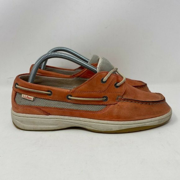 L.L. Bean Women’s Brown Suede Boat Shoes Size 9M | Casual Moc Toe Loafers - Picture 1 of 7